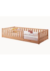 Vloerbed "Nidito" incl. lattenbodem | 90x200 cm | Beech | Eenpersoonsbedden | allnatura