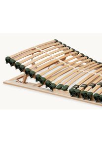 allnatura Bio-Lattenbodem "Ergoflex" | verstelbaar hoofd- en voeteneinde | 90x200 cm | Massief hout-lattenbodems