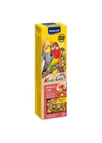 2 friandises Krackers , grande perruche, amande & figue Vitakraft