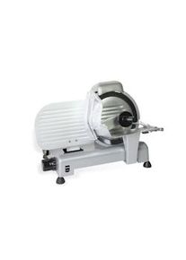 METRO Professional Affettatrice GFS2022, acciaio inox, 45 x 31,5 x 30,7 cm, 140 W, lama Ø 22 cm, spessore di taglio: 1-15 mm, argento