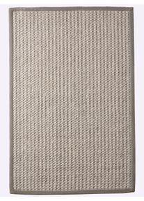 HEINE HOME unisex Tapijt in grijs ,maat 60x90 cm - rechthoekig, Witt, 70% Sisal, 30% Wol