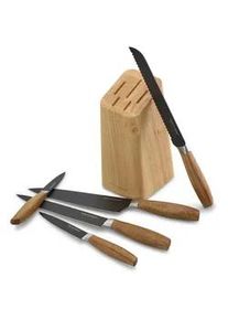 ECHTWERK Messerblock , Akaziefarben , Holz , Akazie , Küchenmesser, Messerblöcke