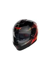 Nolan N80-8 Kosmos N-Com Integralhelm (schwarz/rot/gelb)