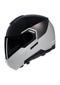 Nolan N90-3 N-Com Verniciatura Speciale 343 Motorradhelm (Schwarz/Perlweiß)