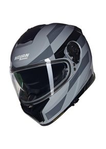 Nolan N80-8 N-Com Alfiere 345 Motorradhelm (Grau/Schwarz)