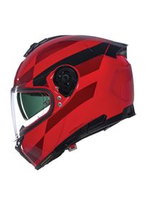 Nolan N80-8 N-Com Alfiere 346 Motorradhelm (Rot/Schwarz)