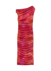 Mango Dames Cocktailjurk 'MIRA' oranje / pink 38