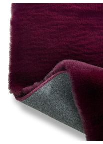 Tapis poil ras shaggy Lux Bordeaux 120x170 cm - Tapis poil court design moderne pour salon