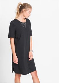 Oversized shirtjurk - zwart - maat 56/58 (3XL) - viscose - bonprix