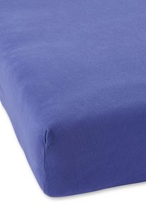 Jersey Comfort hoeslaken - blauw - maat 100x220 cm - 100% katoen - bonprix