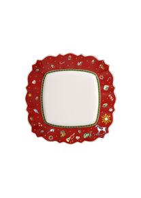 Villeroy & Boch Villeroy & Boch - Piatto piano quadrato, rosso Toy's Delight Piatti e stoviglie 1 pieces unisex