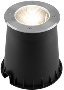 EVN Lichttechnik EVN VULCANUM Bodeneinbau, IP67, 220-240V, 6W, 4000K, 683lm, inkl. Netzgerät, rund, schwenkbar, EDS/Alu, ink. LED-Einsatz (679238640)