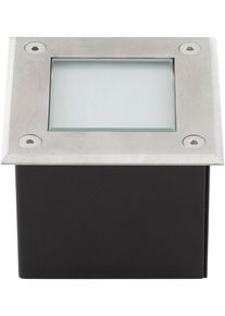 EVN Lichttechnik EVN LED Bodeneinbau, quadratisch, EDS / Alu, IP67, 110-240V, 3W, 3000K, 140lm, Edelstahl (6740402)