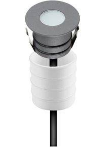 EVN Lichttechnik EVN LED Bodeneinbau, rund, IP65, 12V/DC, 3W, 3000K, RGB+W, anthrazit (44159902A)