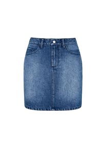 FRESHLIONS Jeansrock Car Damen hellblau Größe 42