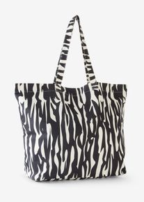 Shopper Canvas - weiß - Größe 40x54 cm mit Baumwolle- bonprix