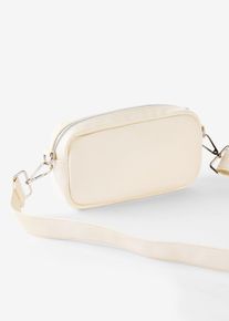 Umhängetasche mit austauschbaren Taschenhenkeln - beige - Größe 12x21 cm - bonprix