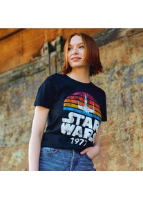 Camiseta retro de Star Wars de 1977 en negro - XXL - Negro