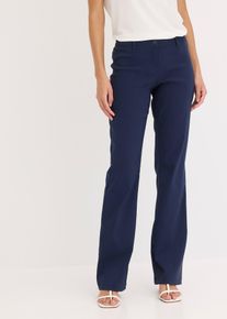 Stretch-Hose Bootcut, blau, Größe 46, bonprix