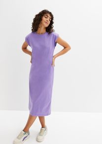 Shirtkleid aus Bio-Baumwolle, lila, Größe 52/54 (XXL), 100% Baumwolle, bonprix