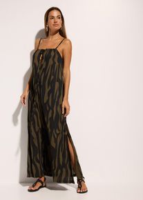 Strandkleid aus Viskose, schwarz, Größe 40/42 (M), bonprix