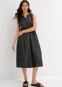 Jeanskleid, schwarz, Größe 38, mit Baumwolle, bonprix