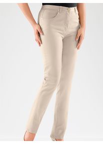 Dames Jeans met afgeronde zakken in steengrijs ,maat 36, WITT, 98% Katoen, 2% Elastan