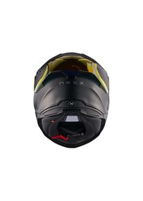 Nexx Y.100R Subsonic Motorradhelm (Schwarzmatt/Rot)