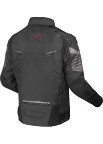 LS2 Apex WP Motorradjacke (Schwarz/Dunkelgrau)
