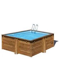 GRE Pool-Set , Kieferfarben , Holz , Kiefer , 305x119x305 cm , Freizeit & Co, Pools & Wasserspaß, Pools