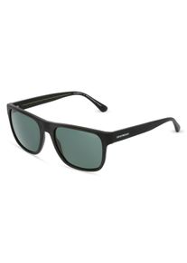 Emporio Armani EA4163 | okulary przeciwsłoneczne | Kształt okularów: kanciasty, tworzywo sztuczne, czarny