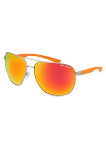 Armani Exchange AX2047S | okulary przeciwsłoneczne | Kształt okularów: okrągły, poliwęglan, srebrny