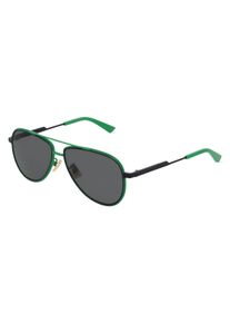 Bottega Veneta BV1240S | okulary przeciwsłoneczne | Kształt okularów: pilotki, tworzywo sztuczne, zielony