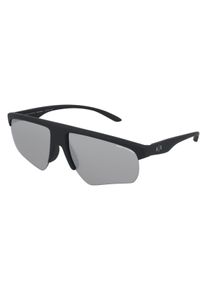 Armani Exchange AX4123S | okulary przeciwsłoneczne | Kształt okularów: kanciasty, tworzywo sztuczne, czarny