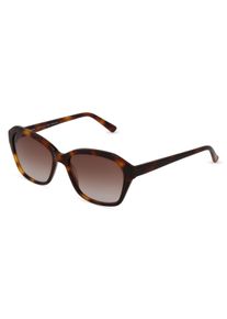 Fielmann LD 020 SUN CL | okulary przeciwsłoneczne | Kształt okularów: motyl, cr39, brązowy