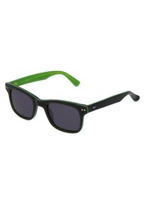 Fielmann LN 014 SUN CL | Kinder-Sonnenbrille | Eckig | Fassung: CR39 Grün | Glasfarbe: Grau