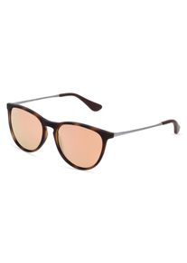 Ray-Ban Junior RJ 9060S ERIKA | okulary przeciwsłoneczne | Kształt okularów: panto, tworzywo sztuczne, brązowy