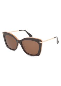 MaxMara Max Mara MM0101 | okulary przeciwsłoneczne | Kształt okularów: motyl, tworzywo sztuczne, brązowy