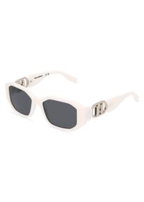 K by KARL LAGERFELD KARL LAGERFELD KL6085S | okulary przeciwsłoneczne | Kształt okularów: wielokątny, tworzywo sztuczne, biały
