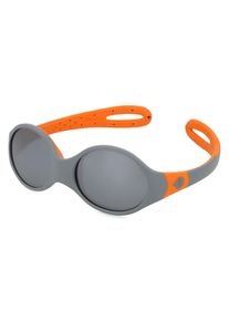 Julbo J5112320 LOOP L | Kinder-Sonnenbrille | Rund | Fassung: Polycarbonat Grau Orange | Glasfarbe: Grau