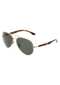 Ray-Ban RB 3675 | okulary przeciwsłoneczne | Kształt okularów: pilotki, mineralne z polaryzacją, złoty
