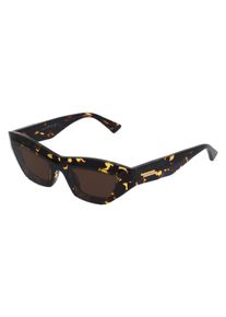 Bottega Veneta BV1219S | okulary przeciwsłoneczne | Kształt okularów: motyl, na bazie bio, brązowy