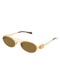 Miu Miu MU54ZS | okulary przeciwsłoneczne | Kształt okularów: owalny, , złoty