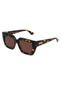 Bottega Veneta BV1030S | okulary przeciwsłoneczne | Kształt okularów: kanciasty, cr39, brązowy