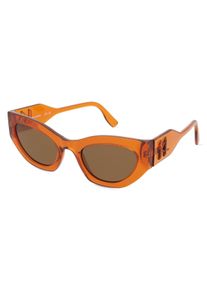 K by KARL LAGERFELD Karl Lagerfeld KL6122S | okulary przeciwsłoneczne | Kształt okularów: motyl, , pomarańczowy