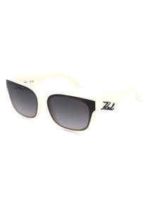K by KARL LAGERFELD Karl Lagerfeld KL6161S | okulary przeciwsłoneczne | Kształt okularów: kanciasty, tworzywo sztuczne, biały