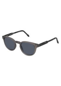 Fielmann JIL 033 SUN FLEX CL | Kinder-Sonnenbrille | Eckig | Fassung: Acryl Grau Havanna | Glasfarbe: Grau Vollfarbig