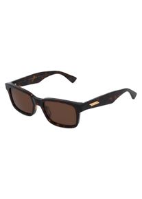 Bottega Veneta BV1146S | okulary przeciwsłoneczne | Kształt okularów: kanciasty, cr39, brązowy