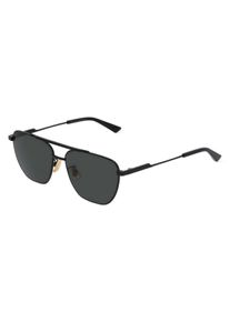Bottega Veneta BV1236S | okulary przeciwsłoneczne | Kształt okularów: pilotki, tworzywo sztuczne, czarny
