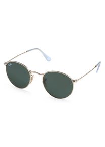 Ray-Ban RB 3447 ROUND METAL | okulary przeciwsłoneczne | Kształt okularów: panto, minerał, złoty